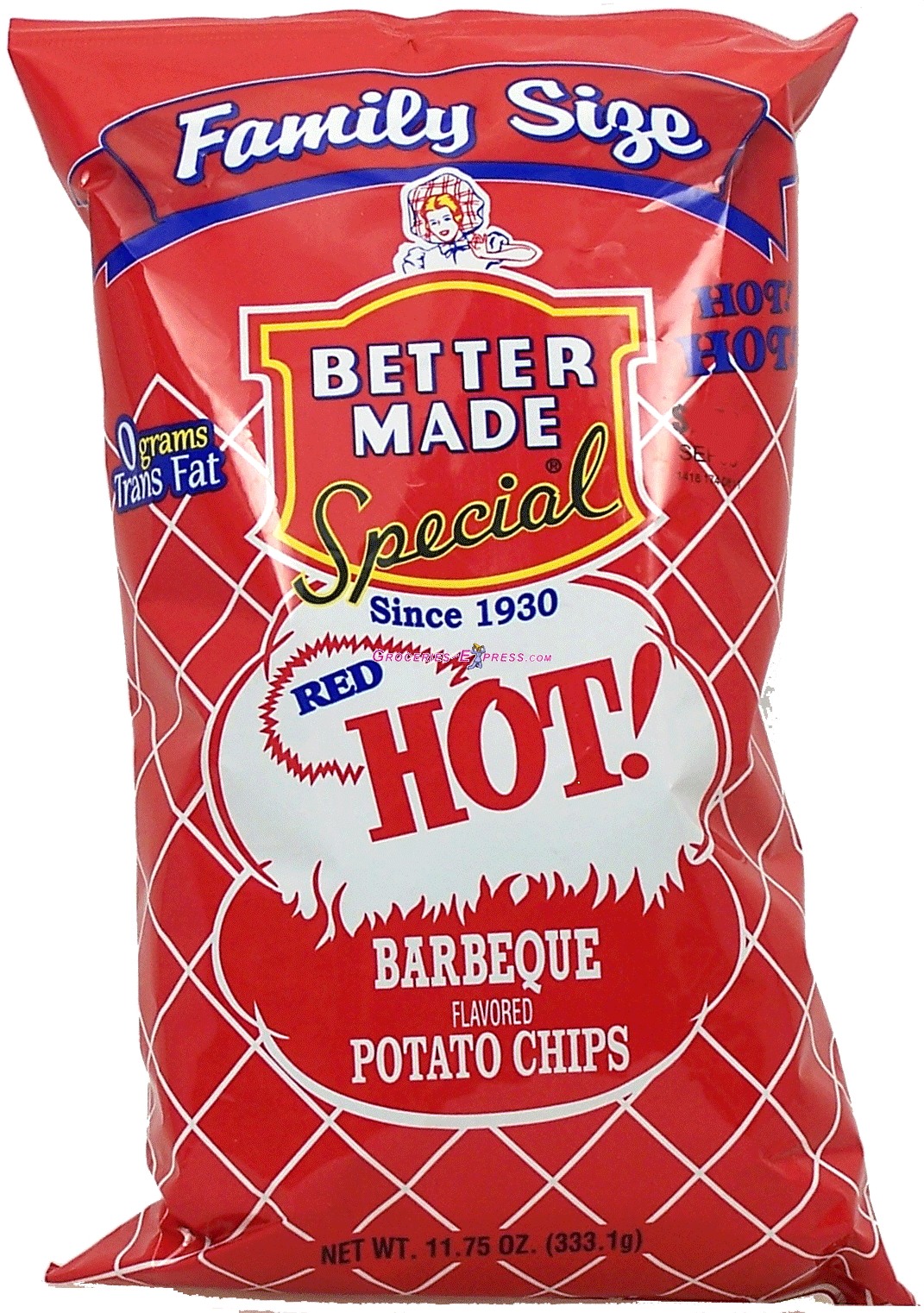 Better Made&nbsp;&nbsp;red hot! barbeque flavored potato chips Full-Size Picture